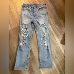 American Eagle - Super Stretch - Slim Straight Crop - Size 6